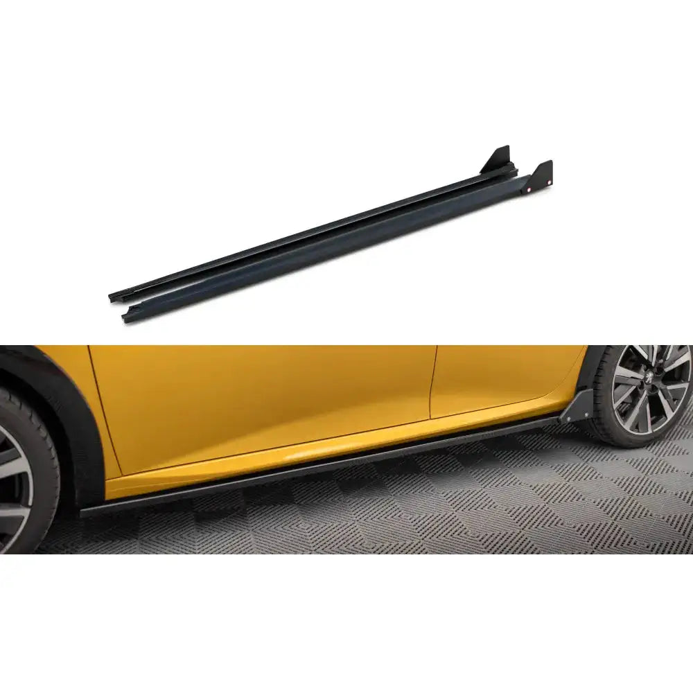 Sideskjørt Lepper + Flaps Peugeot 208 Gt Mk2 19-