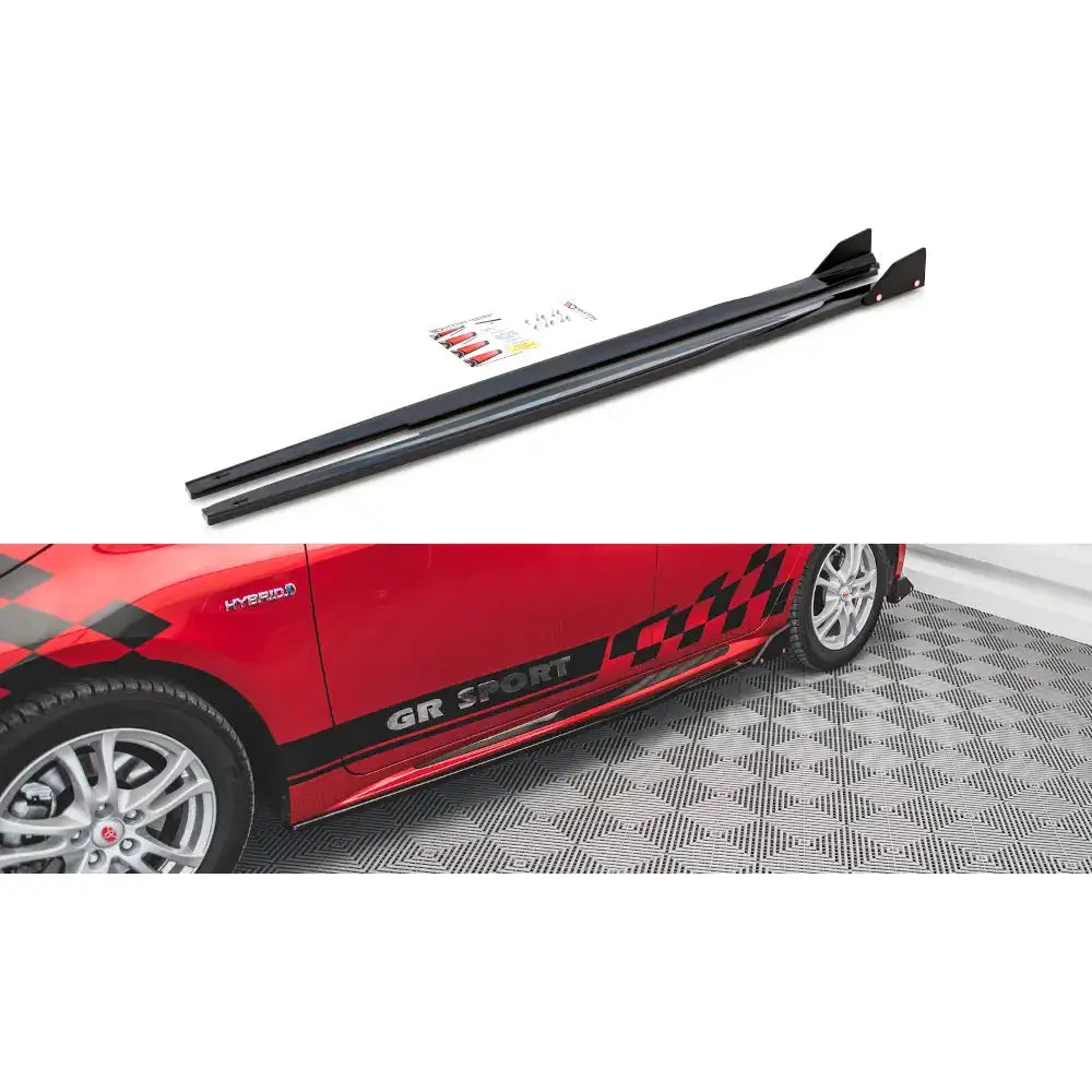 Sideskjørt Lepper + Flaps V.1 - Toyota Corolla Gr Sport Hatchback Xii 19-