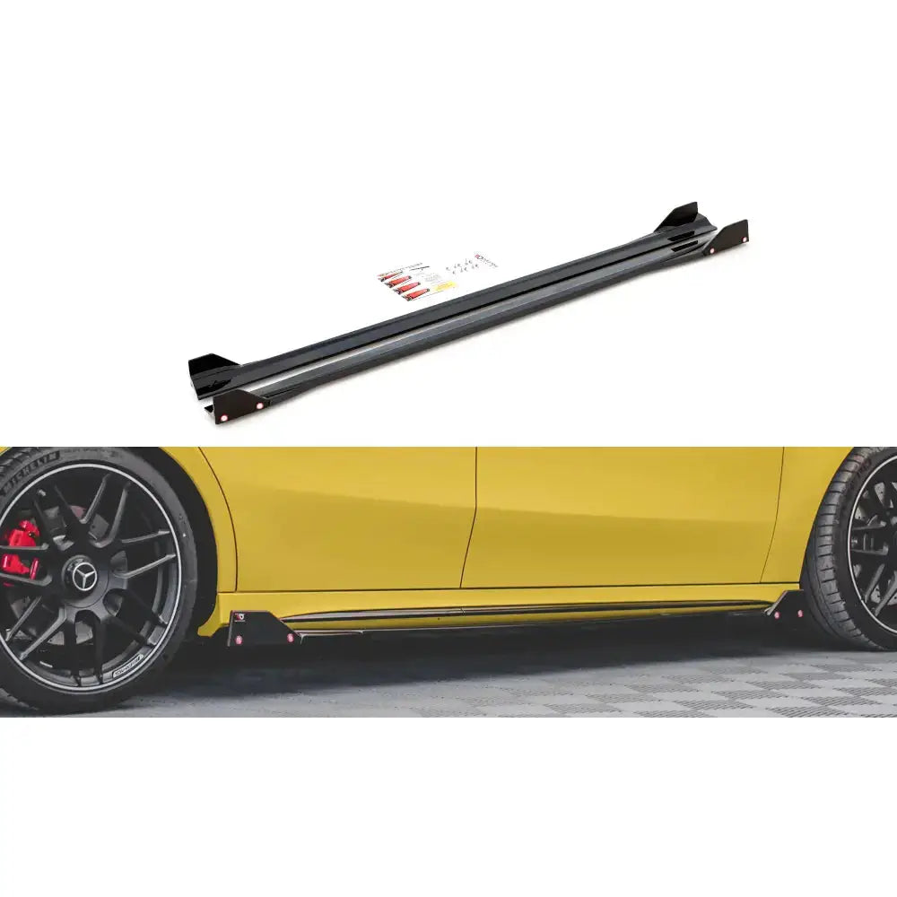 Sideskjørt Lepper + Flaps V.2 Mercedes Amg A45 s 19-