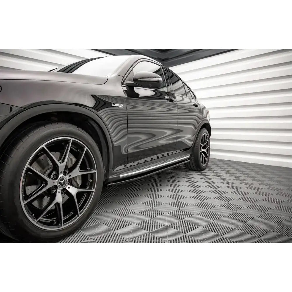 Sideskjørt Lepper - Mercedes Glc Coupe Amg-line C253 Facelift 19-