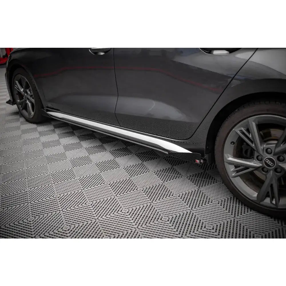 Sideskjørt Lepper Street Pro + Flaps - Audi S3 / A3 S-line 8y 20-