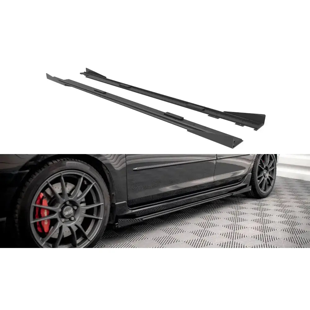Sideskjørt Lepper Street Pro + Flaps - Mazda 3 Mps Mk1 06-08