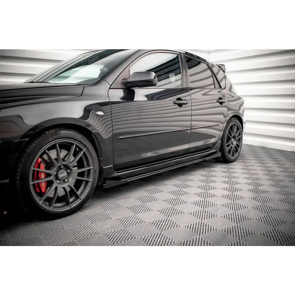 Sideskjørt Lepper Street Pro + Flaps - Mazda 3 Mps Mk1 06-08