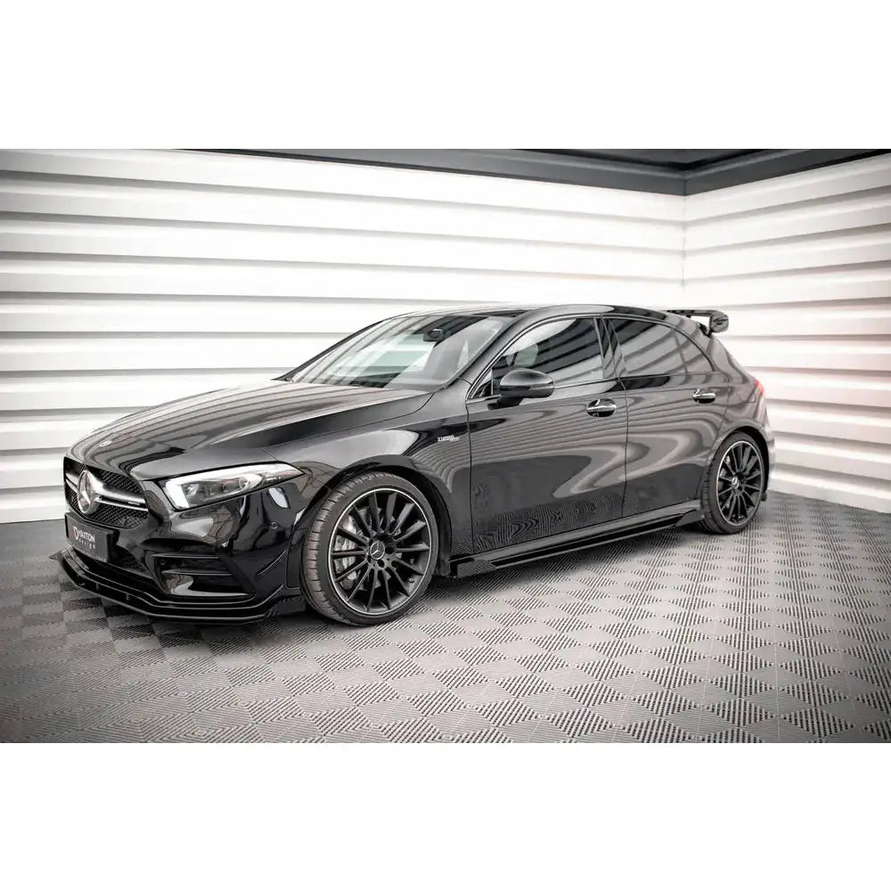 Sideskjørt Lepper Street Pro + Flaps - Mercedes A35 Amg / Amg-line Aero Pack W177 18-