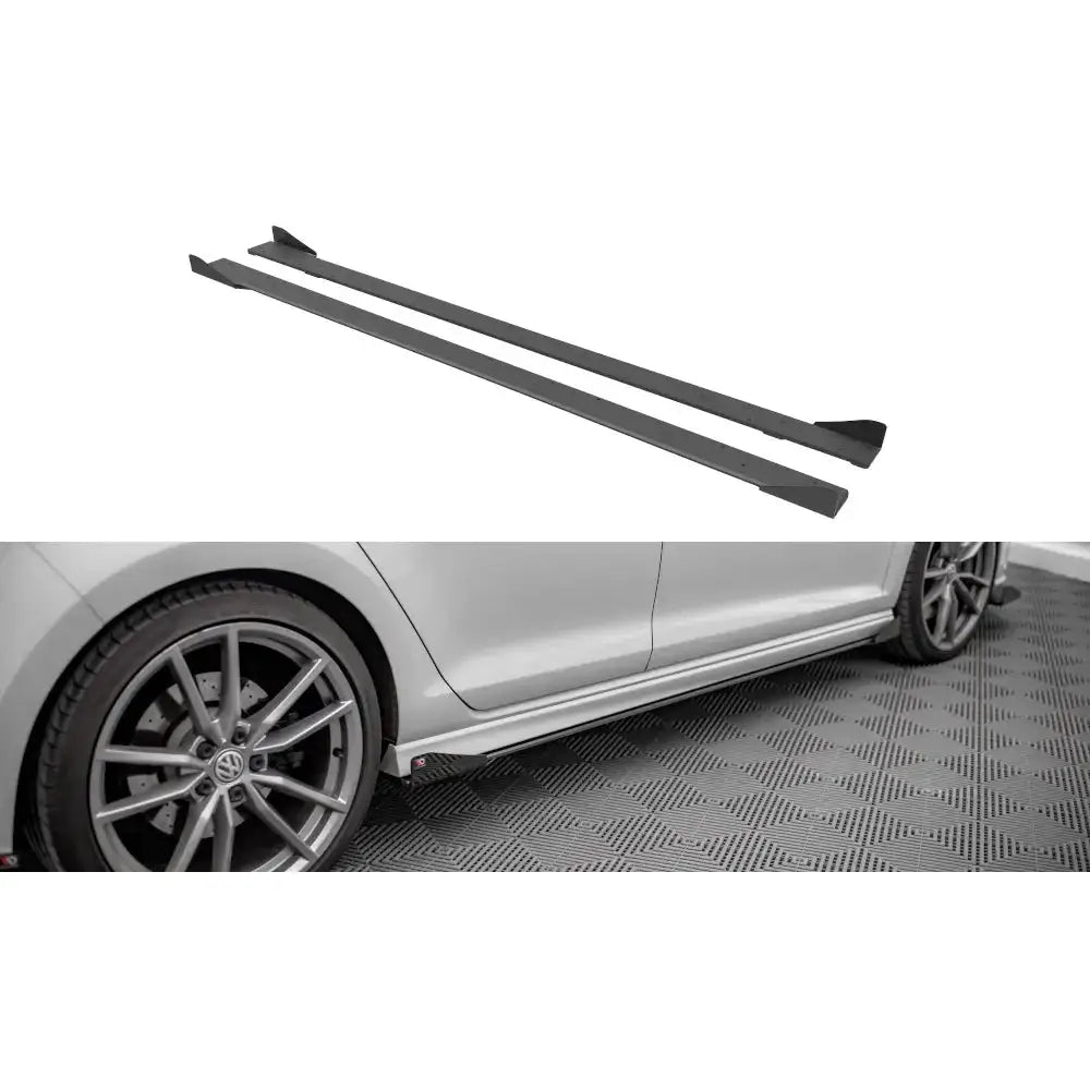 Sideskjørt Lepper Street Pro + Flaps - Volkswagen Golf r Mk7 13-16