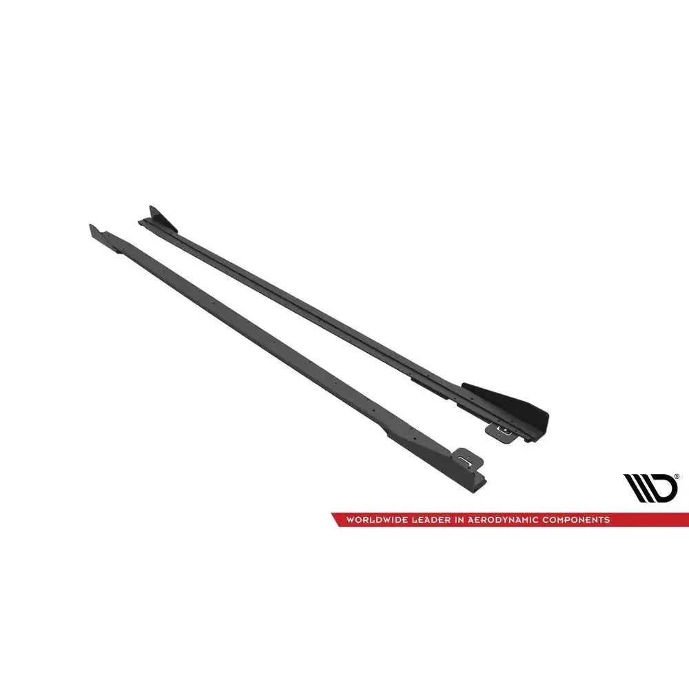 Sideskjørt Lepper Street Pro V.1 + Flaps Ford Mustang Gt Mk6 Facelift 17-