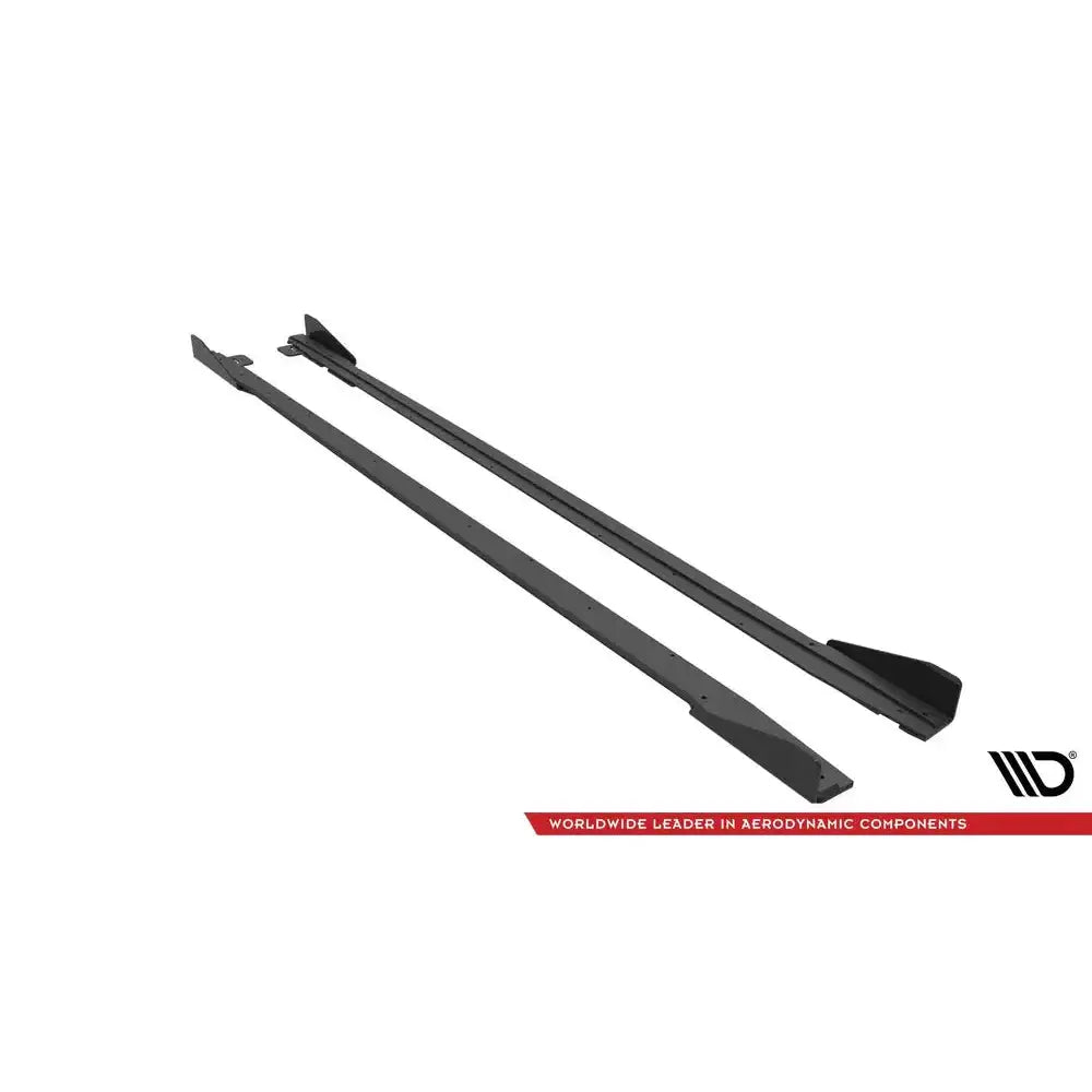 Sideskjørt Lepper Street Pro V.1 + Flaps Ford Mustang Gt Mk6 Facelift 17-