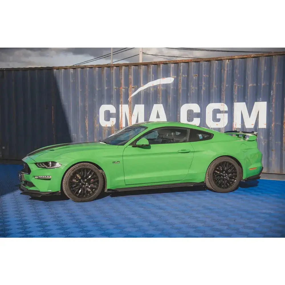 Sideskjørt Lepper Street Pro V.1 + Flaps Ford Mustang Gt Mk6 Facelift 17-