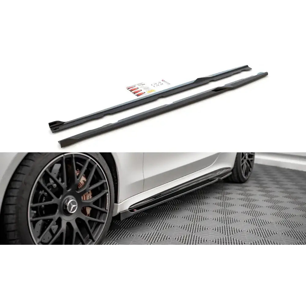 Sideskjørt Lepper V.2 - Mercedes Amg c 63amg Coupe C205 Facelift 18-21