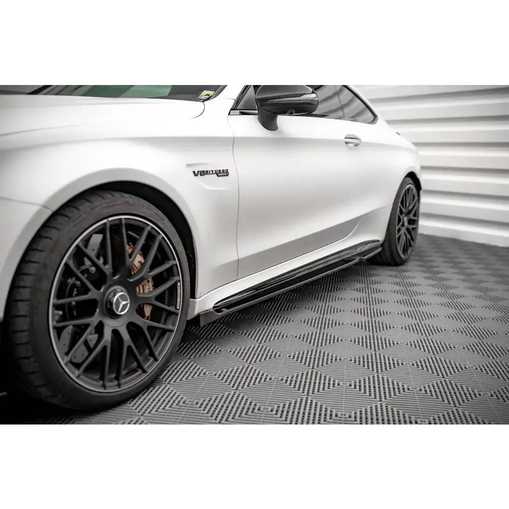Sideskjørt Lepper V.2 - Mercedes Amg c 63amg Coupe C205 Facelift 18-21