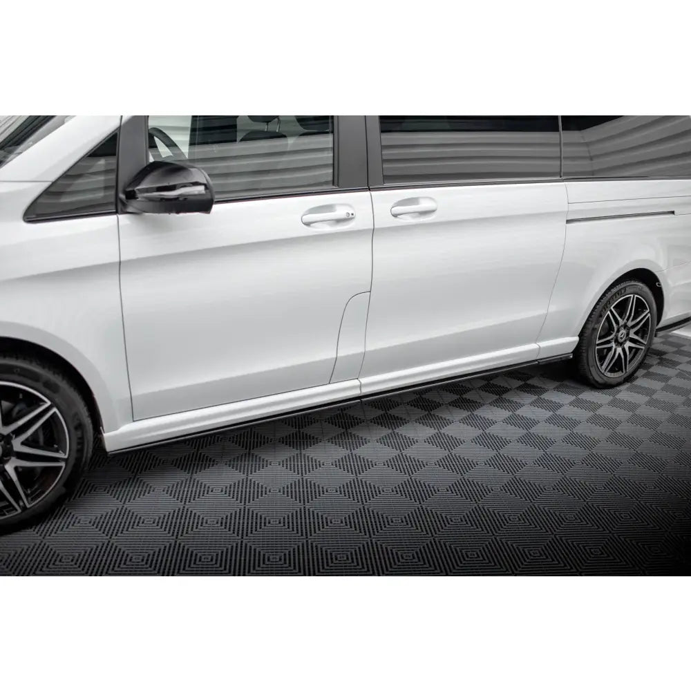 Sideskjørt Mercedes-benz V-class Extra Long Amg-line W447 Facelift