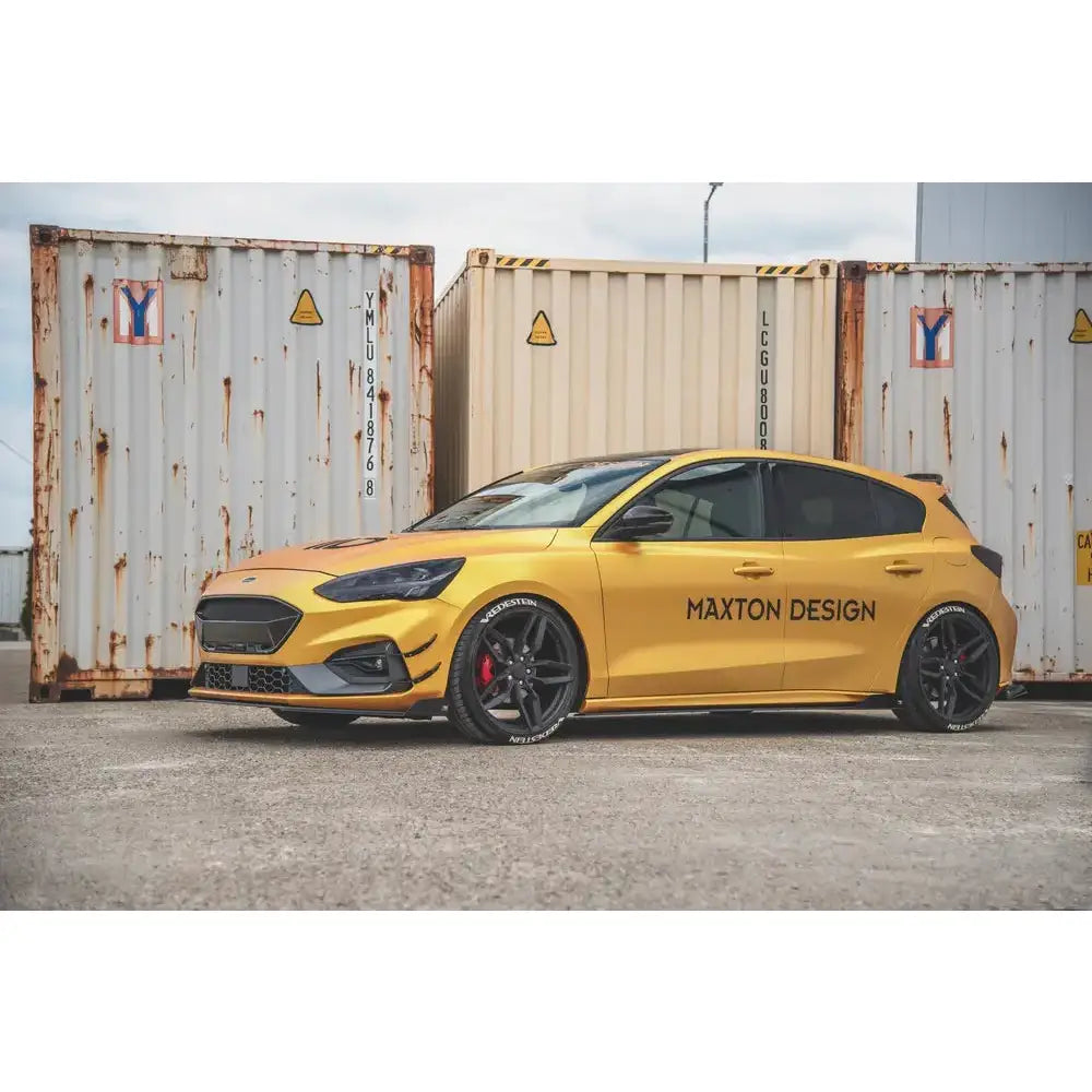 Sideskjørt Racing-kvalitet Diffusers + Flaps Ford Focus St / St-line Mk4