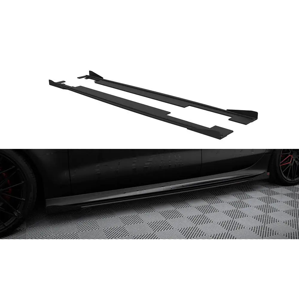 Sideskjørt Street Pro + Flaps Audi A7 S-line C7