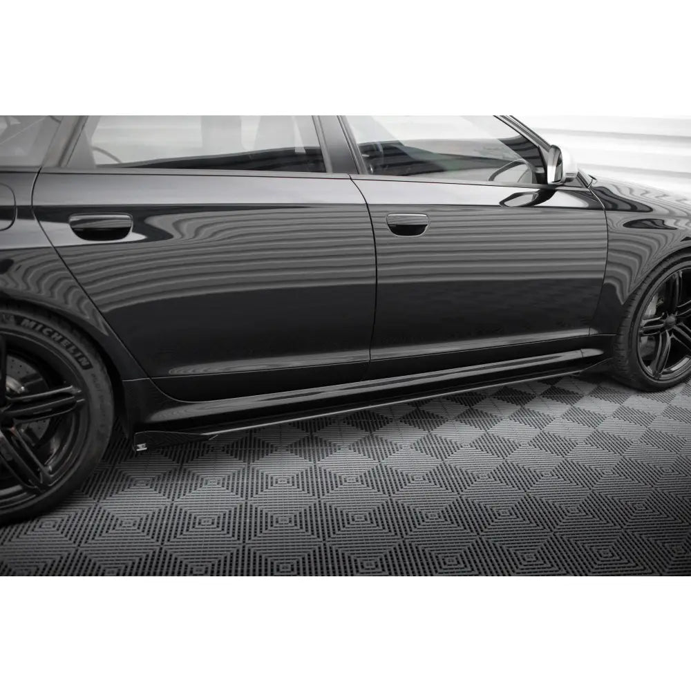 Sideskjørt Street Pro med Flaps Audi Rs6 Avant C6