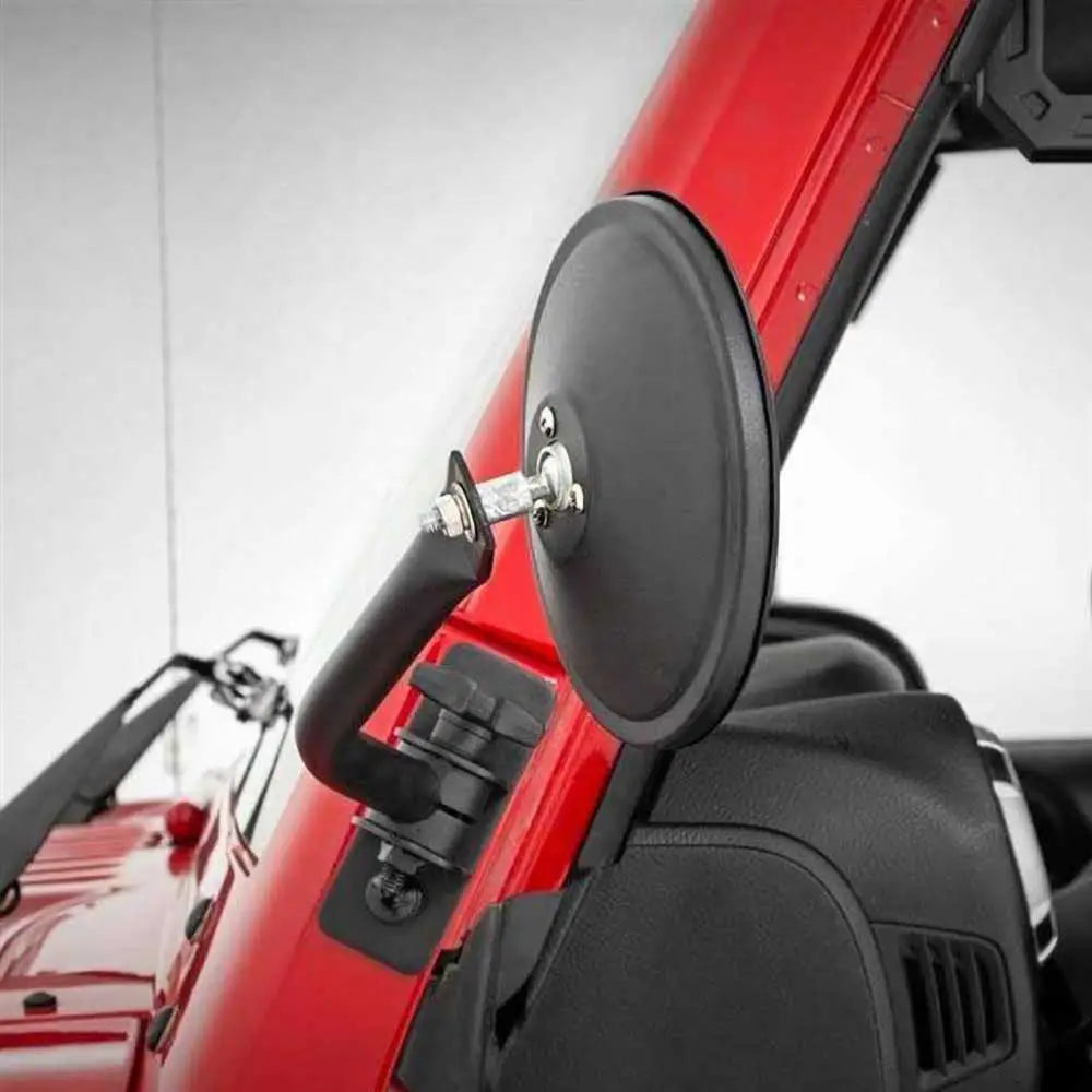 Sidespeil Runde Rough Country - Jeep Wrangler Jk 4 d 07-18