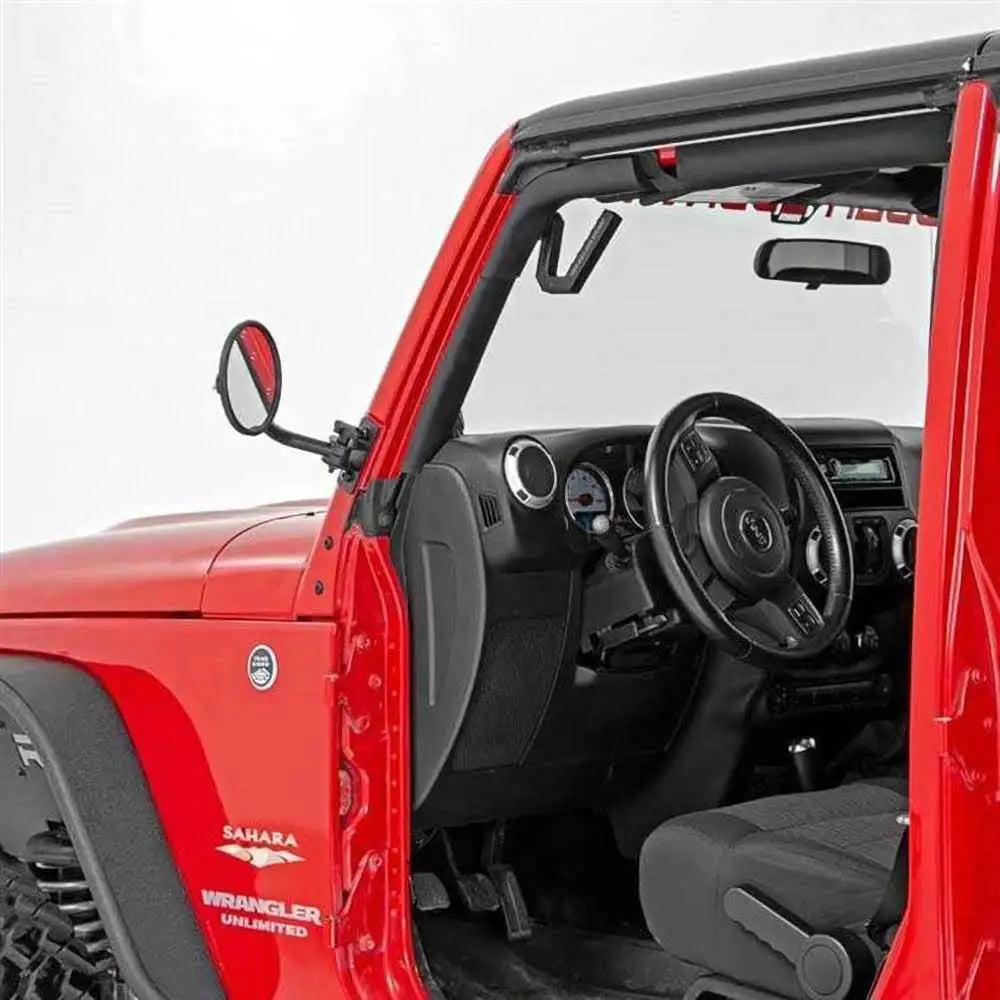 Sidespeil Runde Rough Country - Jeep Wrangler Jk 4 d 07-18