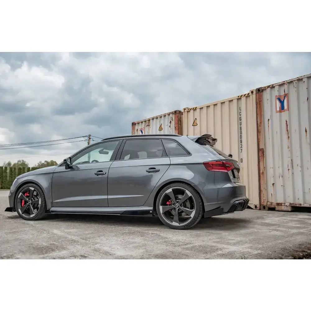 Sidesplittere bak Racing + Flaps Audi Rs3 8v Sportback