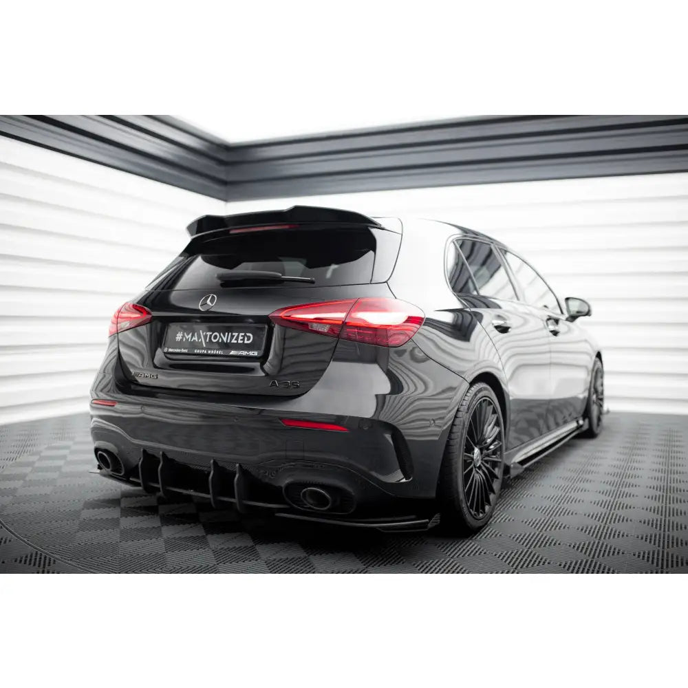Sidesplittere Street Pro + Flaps Mercedes-amg A35 Hatchback W177