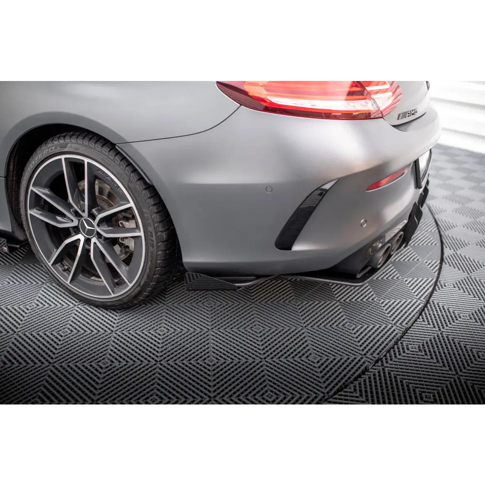 Sidesplittere Street Pro + Flaps Mercedes-amg C43 Coupe C205 Facelift