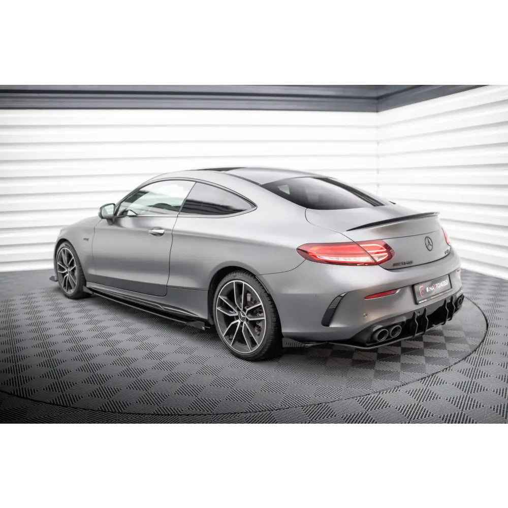 Sidesplittere Street Pro + Flaps Mercedes-amg C43 Coupe C205 Facelift