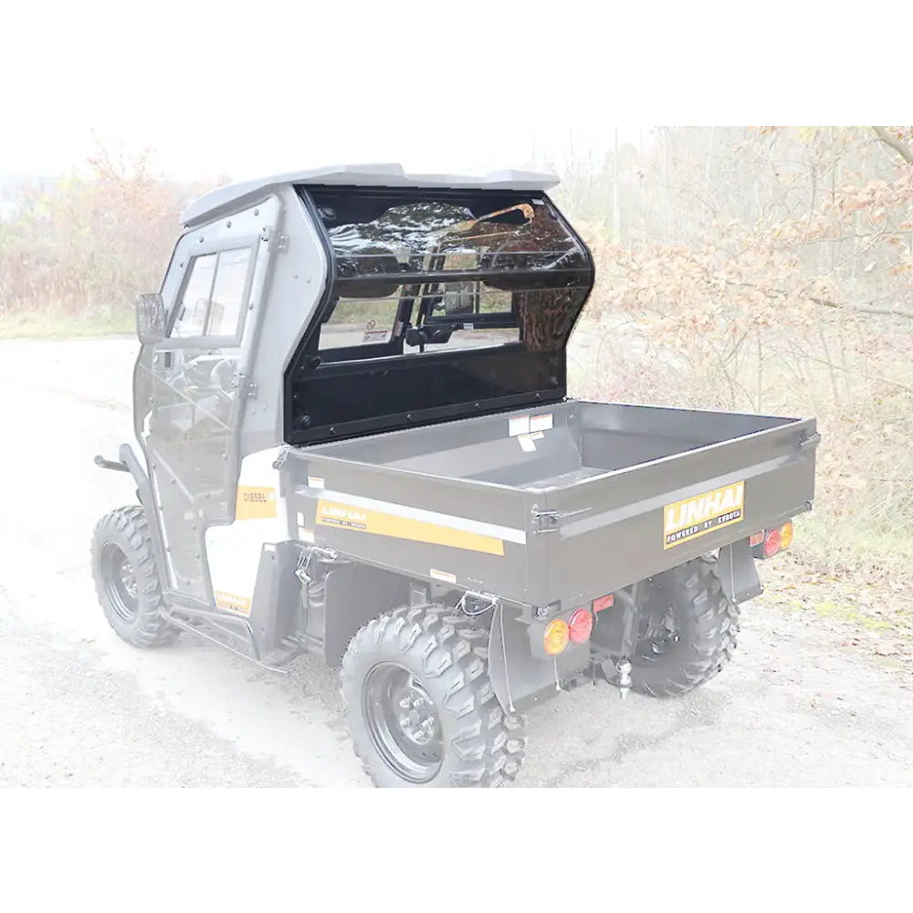 Sikkerhetsglass bak Linhai 1100 Diesel