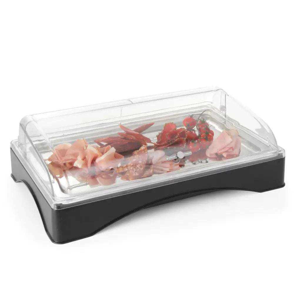 Skål med Kjøleelement Gn1/1 og Rulledeksel - Hendi 424186