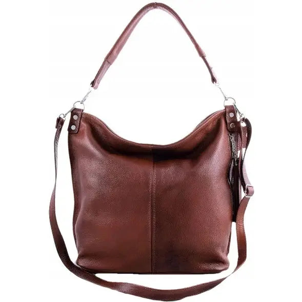 Skinnveske Sekk Naturskinn Skulderveske