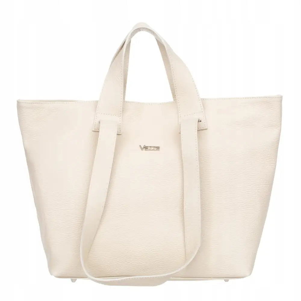 Skinnveske Vezze Carriola Ecru