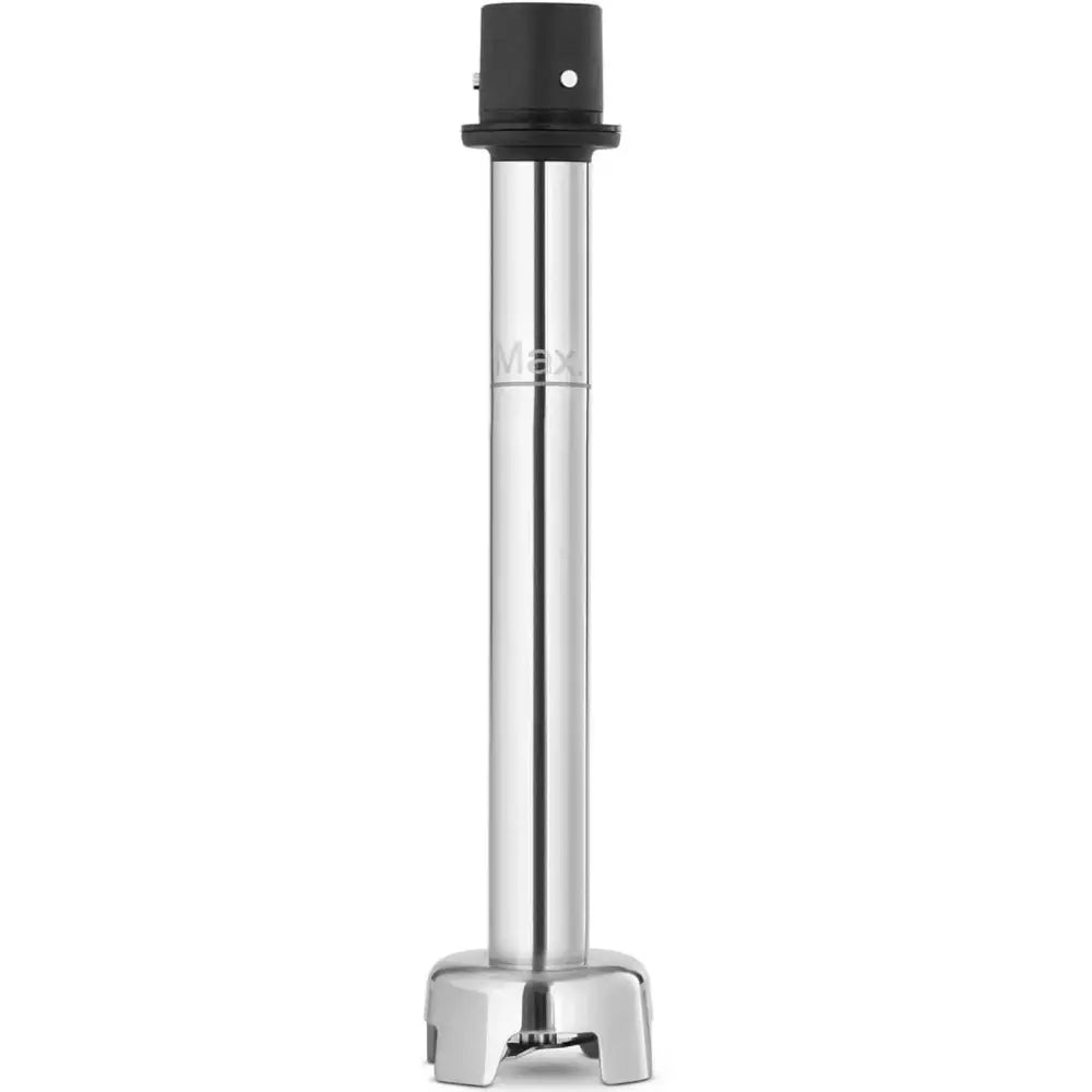 Skjærende og blander arm 350mm, frontvisning med synlig "Max"-merking og sort plastfeste øverst.