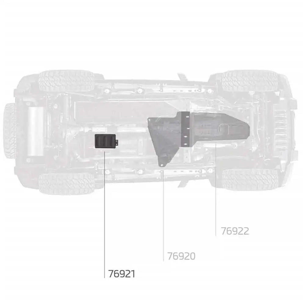 Skjermbeskytter for Bensinfordamper Smittybilt Xrc - Jeep Wrangler Jk 4 d 07-18