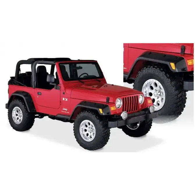 Skjermbreddere Bushwacker Pocket Style - Jeep Wrangler Tj
