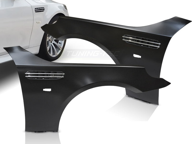 Forskjerm BMW E60 E61 Sport Style med integrert sideventil nærbilde