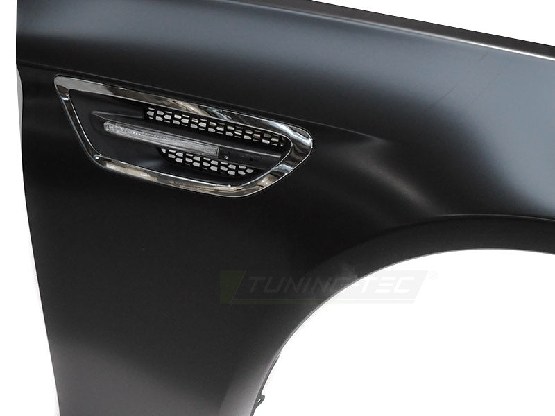 Forskjermer par sport style BMW F11 touring 2010–2016 krom detalj