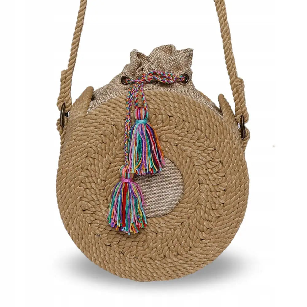 Skulderveske Bohonomad Sun Beige Urban