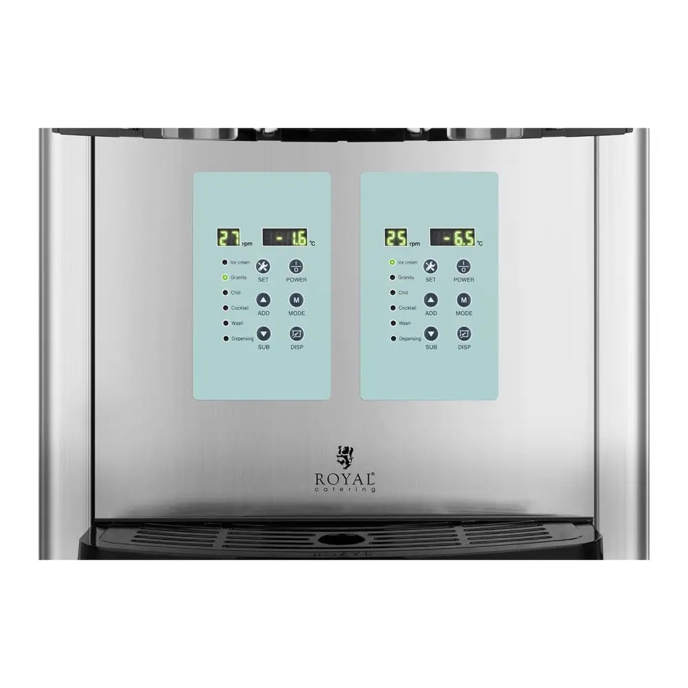 Slushmaskin Dobbelt Dyspenser - 2x6l Kapasitet