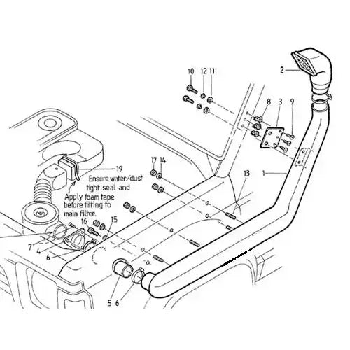 Snorkel - Nissan Patrol Y60