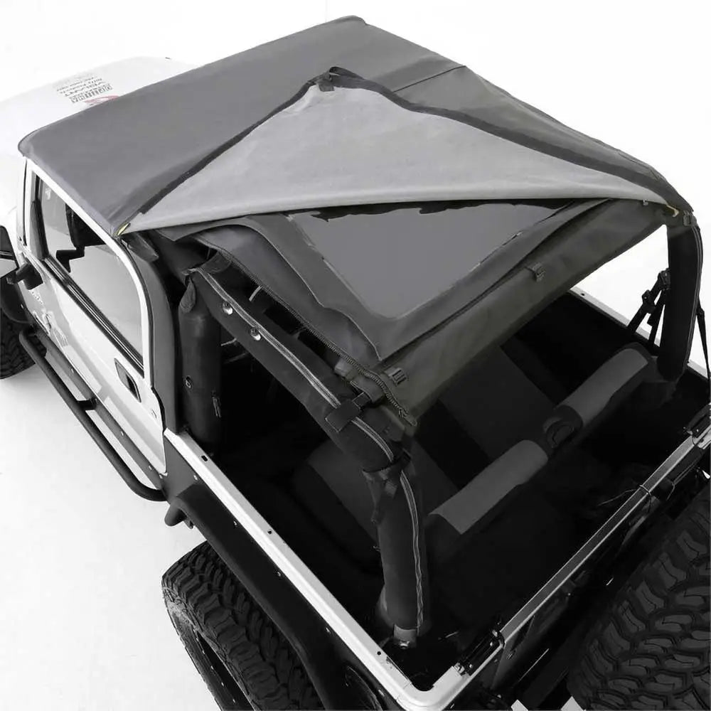 Soft Top Skrå Svart Diamant med Bagasje Smittybilt - Jeep Wrangler Tj 97-06