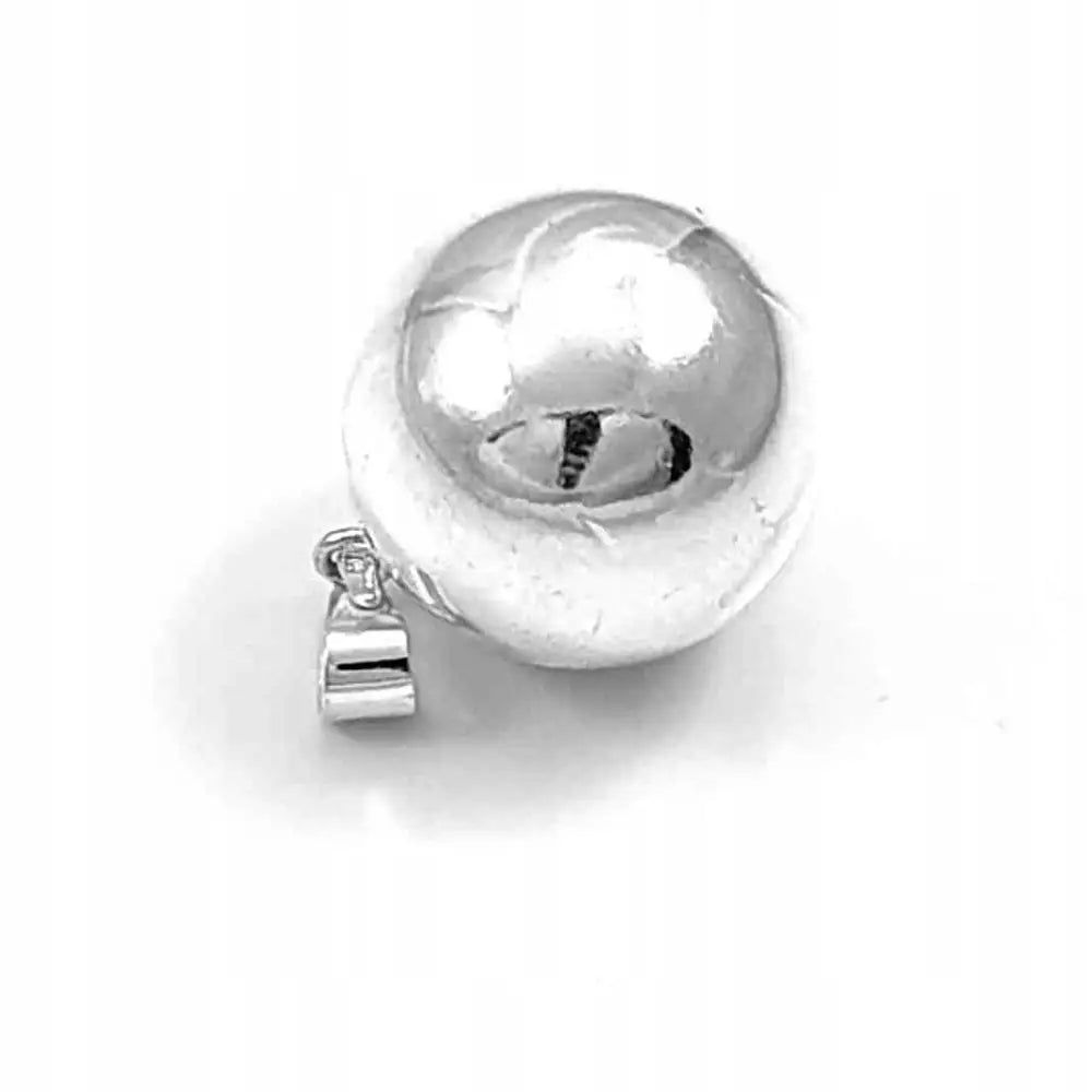 Charm Sølvanheng Kule 925 - til Kjede 21 Mm