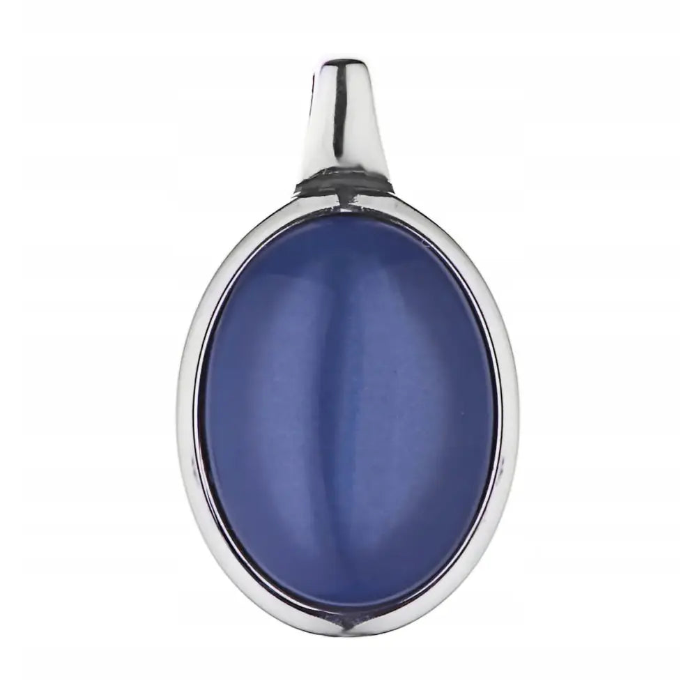 Charm Anheng med Blå Koboltstein til Kjede