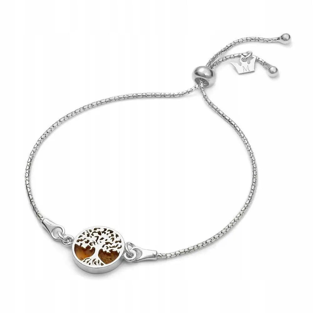 Armbånd Dame med Treetre og Rav Charms