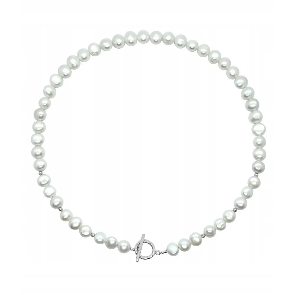 Chokerhalskjede i Sølv med Ekte Perler 925