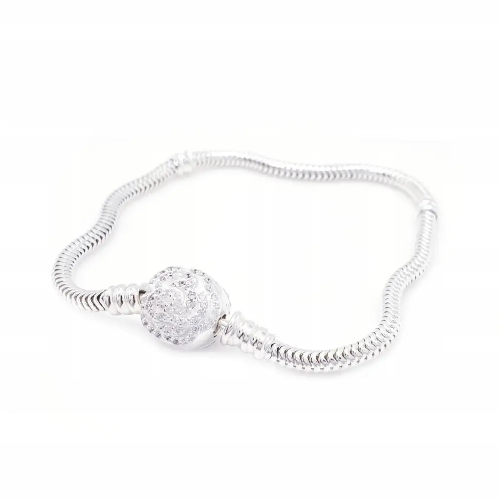 Armbånd Dame med Charms i Sølv 24 Cm