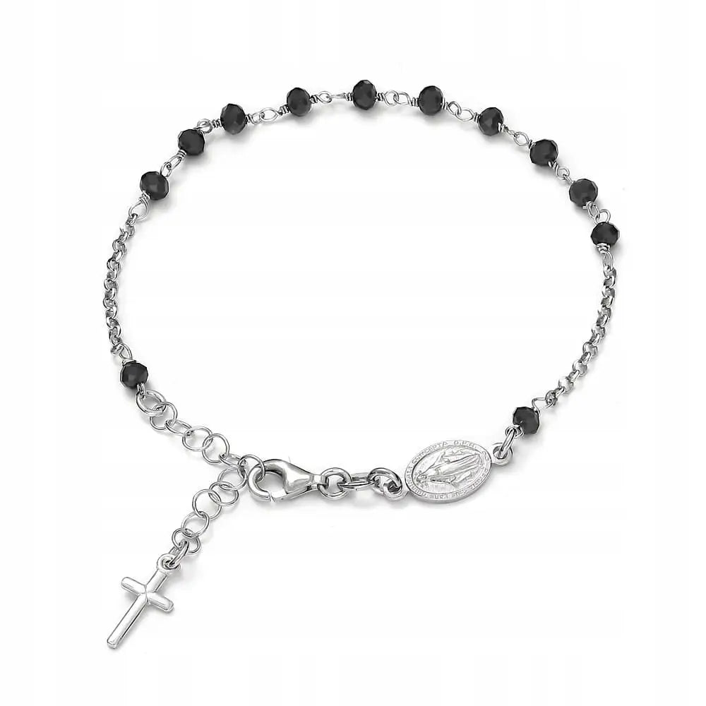 Armbånd Dame med Medaljon og Zirkoner i Sølv