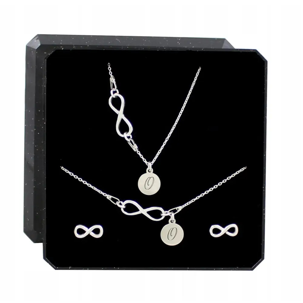 Gavesett Dame - Smykkesett Infinity 925 Halskjede og Armbån