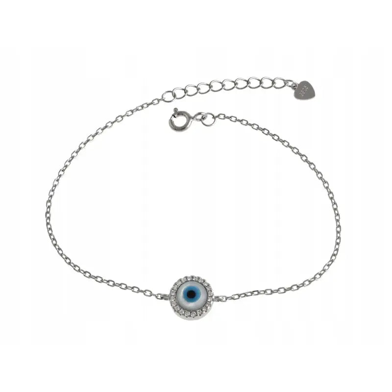 Armbånd Dame med Blått Profetens øye og Charms