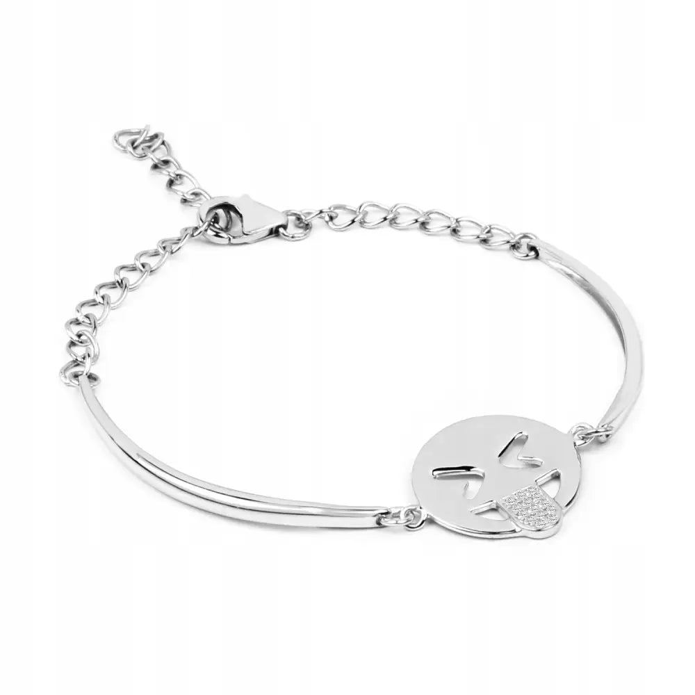 Armbånd Dame med Fjellkrystaller og Charms