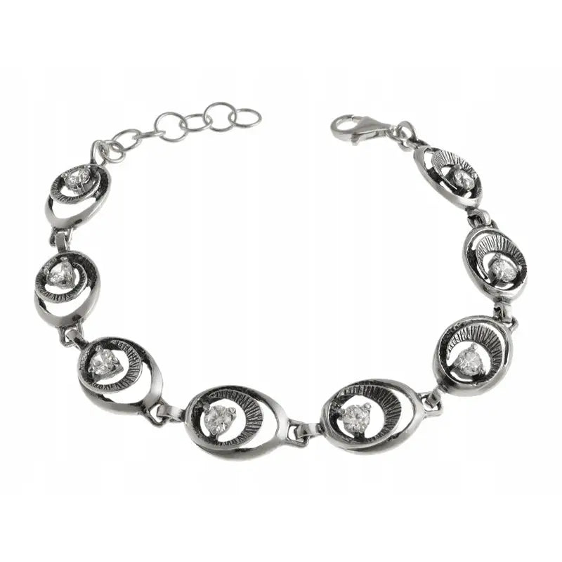 Armbånd Dame med Zirkoniastein og Charms