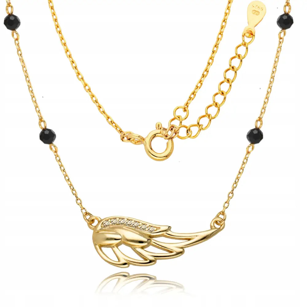 Gullsmykke Kjede 925 Gullkjede Dame Englevinge