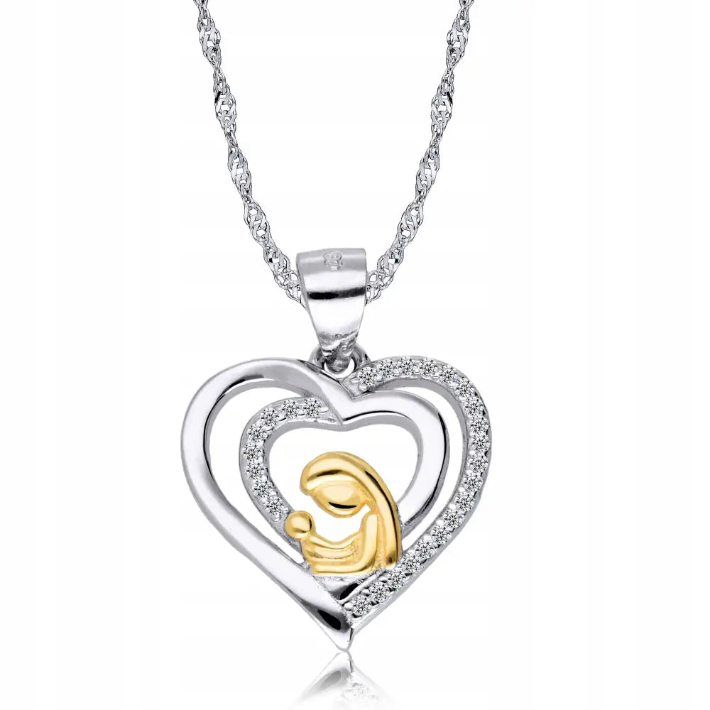 Hjerte Medaljong Smykke med Bilde inni for Kvinner