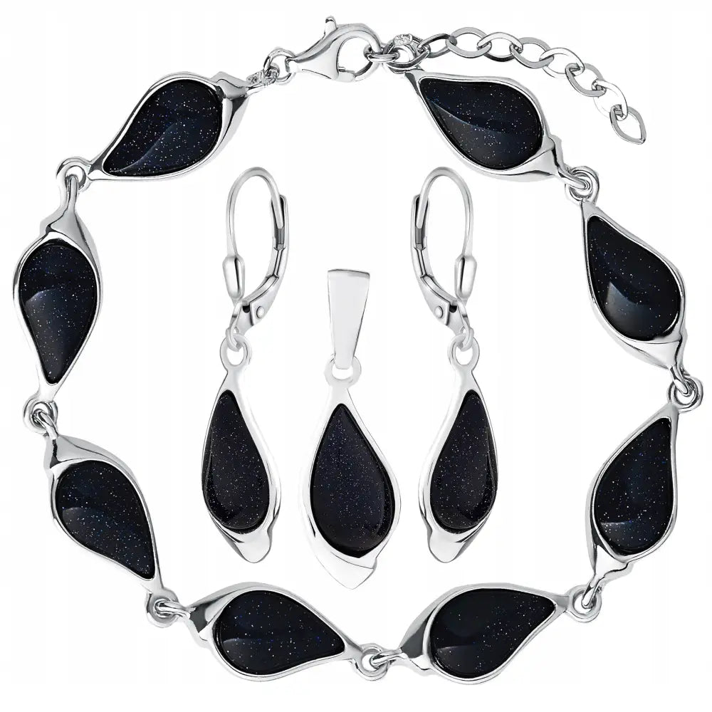 Gavesett Dame - Smykkesett med øredobber Armbånd og Anheng